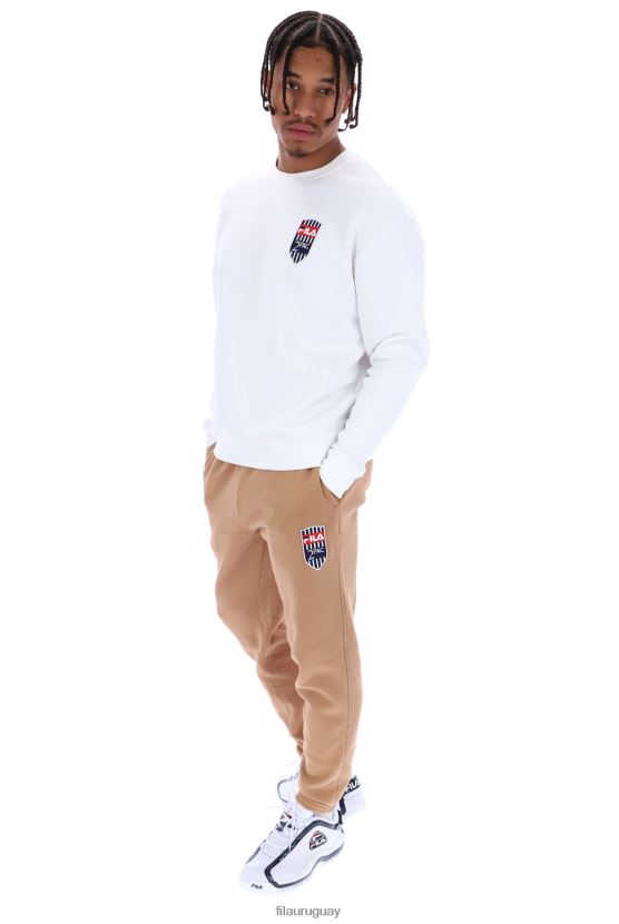 FILA jersey con cuello redondo y parche de polar fila tupac 6L8PR23192