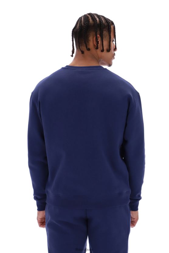 FILA jersey con cuello redondo y parche de polar tupac de fila 6L8PR23193