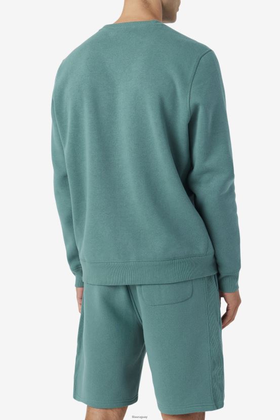 abeto azul/mimosa FILA sudadera fila kory con cuello redondo azul spruce/mimosa 6L8PR2499
