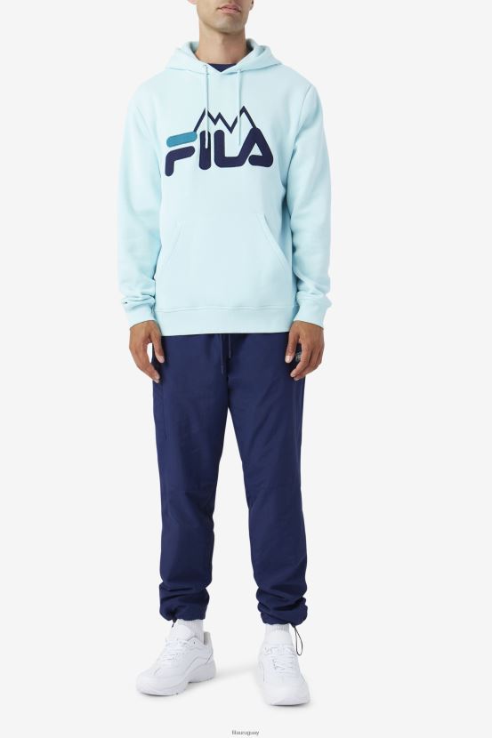 agua helada/azul marino/lago profundo FILA fila iced aqua/navy/deep lake nan sudadera con capucha 6L8PR2544