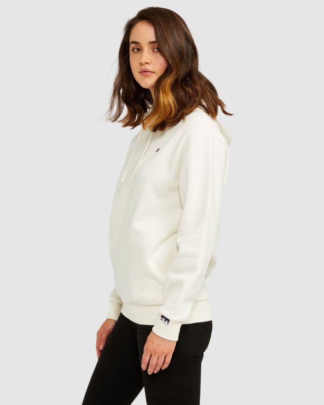asilo blanco FILA sudadera con capucha fila white assylum unisex badge 2.0 6L8PR22638