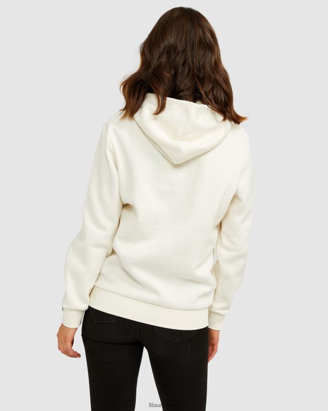 asilo blanco FILA sudadera con capucha fila white assylum unisex badge 2.0 6L8PR22638