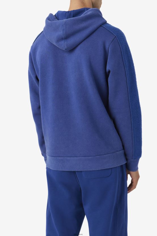 azul/gardenia FILA sudadera con capucha bryson vintage wash fila azul/gardenia 6L8PR2518