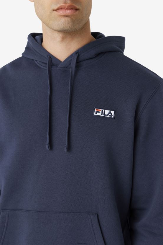 azul marino/blanco FILA sudadera con capucha fila algot azul marino/blanco 6L8PR2441