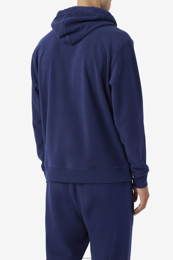 azul marino/blanco/lago profundo FILA sudadera con capucha dinn azul marino/blanco/deep lake fila 6L8PR2551