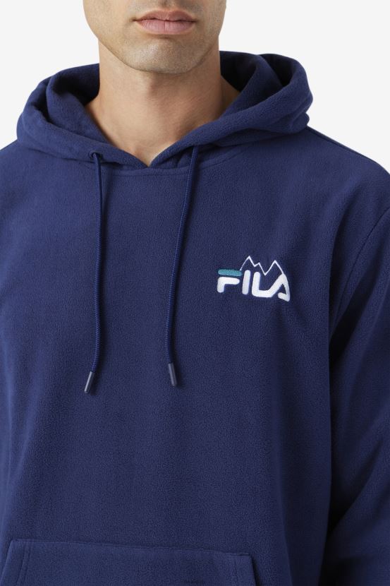 azul marino/blanco/lago profundo FILA sudadera con capucha dinn azul marino/blanco/deep lake fila 6L8PR2551