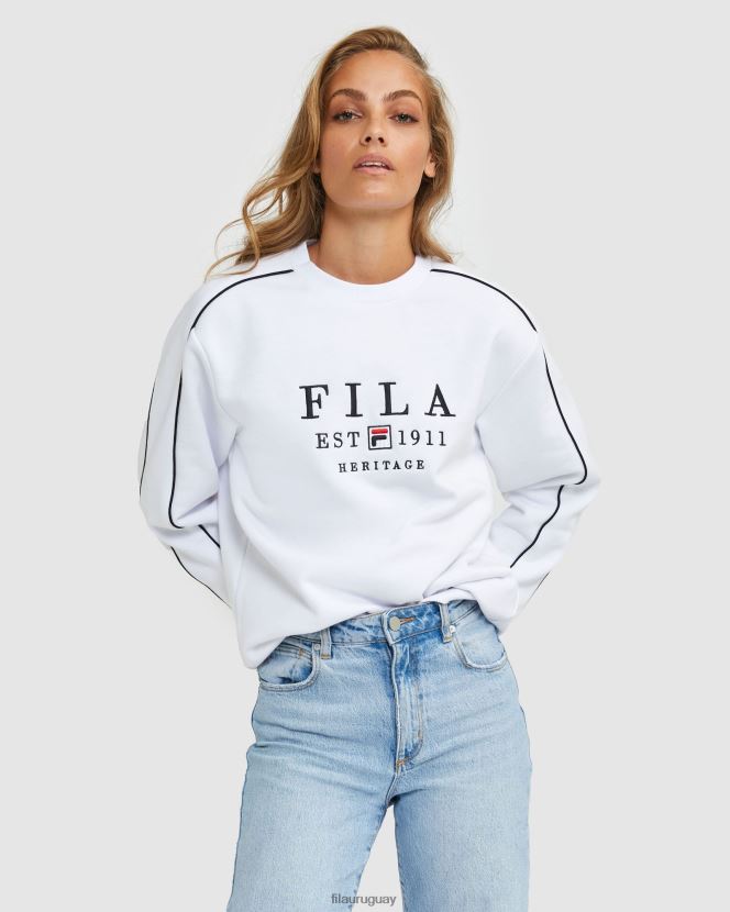 blanco FILA fila white unisex 6L8PR22590