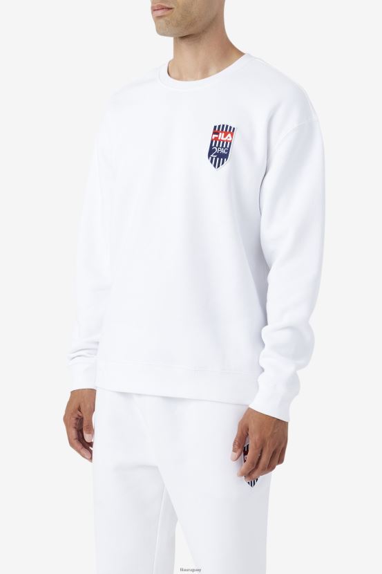 blanco FILA sudadera fila 2pac polar blanca 6L8PR2513