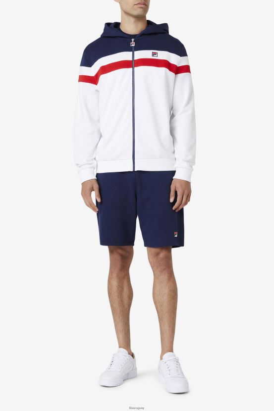blanco/azul marino/rojo FILA sudadera fila arlo blanca/azul marino/roja 6L8PR2483
