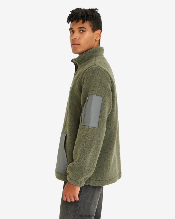 caqui FILA fila cole teddy qtr zip hombre caqui 6L8PR22627