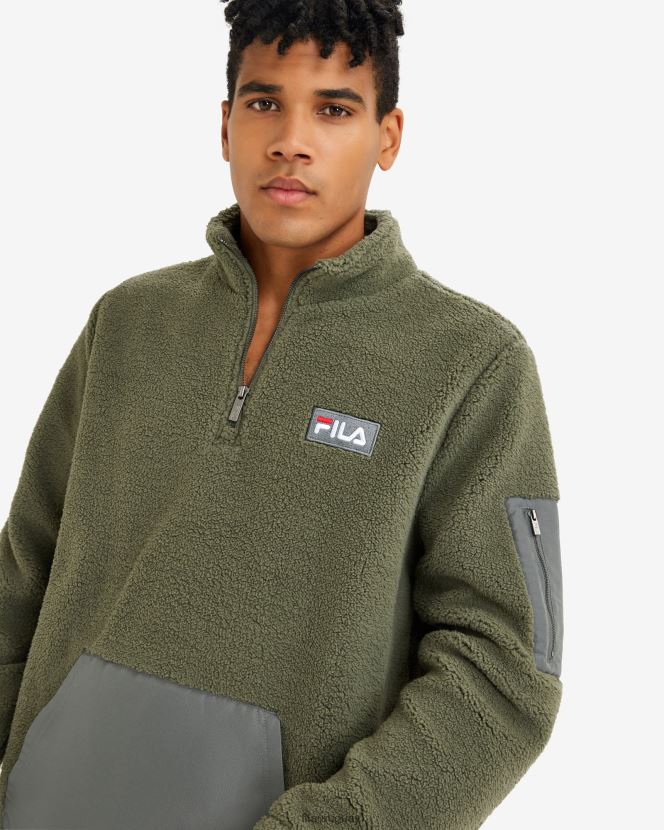 caqui FILA fila cole teddy qtr zip hombre caqui 6L8PR22627