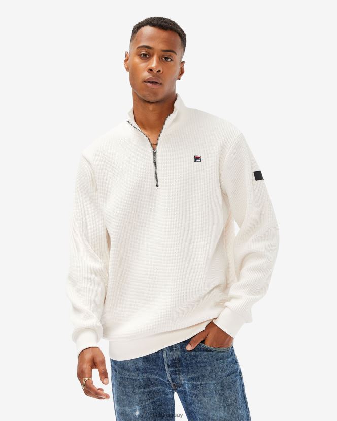 crema de coco FILA fila insignia para hombre 2.0 qtr zip coco crema 6L8PR22629