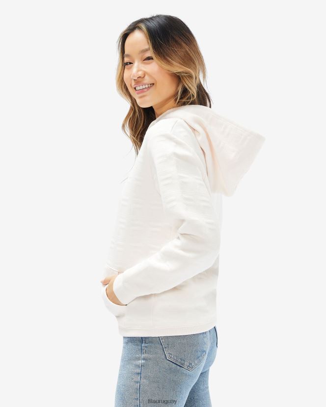 crema de coco FILA fila unisex eco capucha coco crema 6L8PR22615
