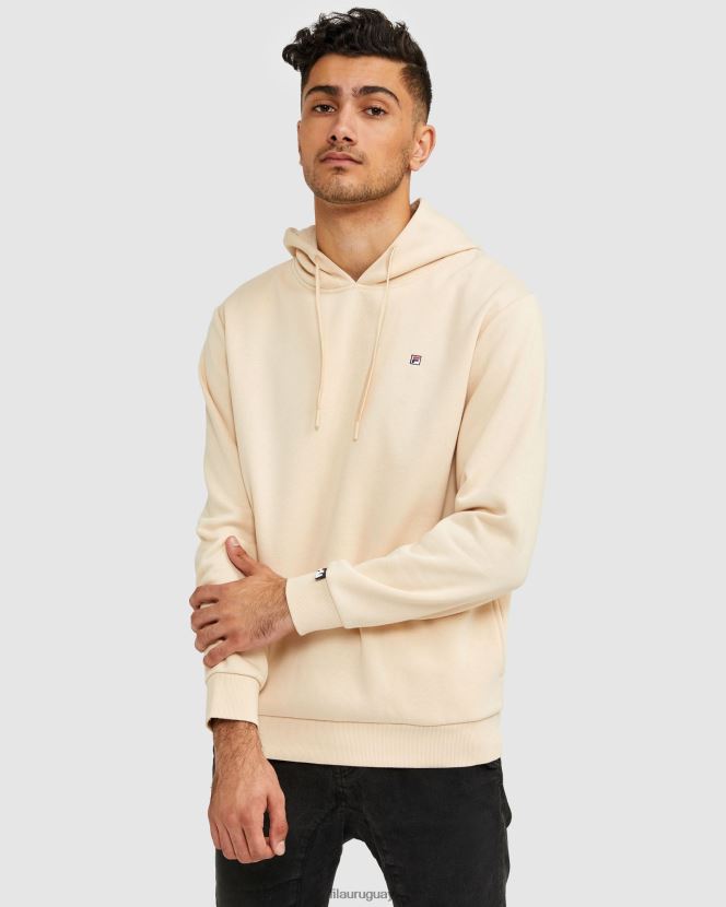 durazno almendrado FILA sudadera con capucha unisex badge 2.0 fila almendra melocotón 6L8PR22636