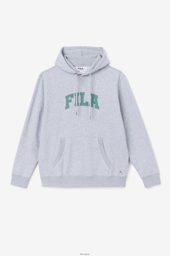 gris claro jaspeado/abeto azul FILA sudadera con capucha fila brook gris claro jaspeado/abeto azul 6L8PR2495