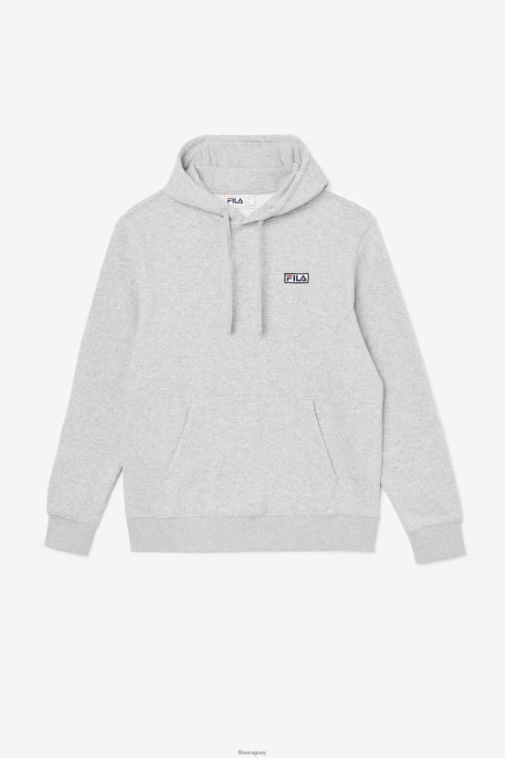 gris jaspeado/blanco FILA fila gris jaspeado/blanco algot sudadera con capucha 6L8PR2436