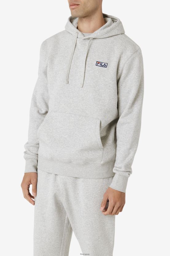 gris jaspeado/blanco FILA fila gris jaspeado/blanco algot sudadera con capucha 6L8PR2436