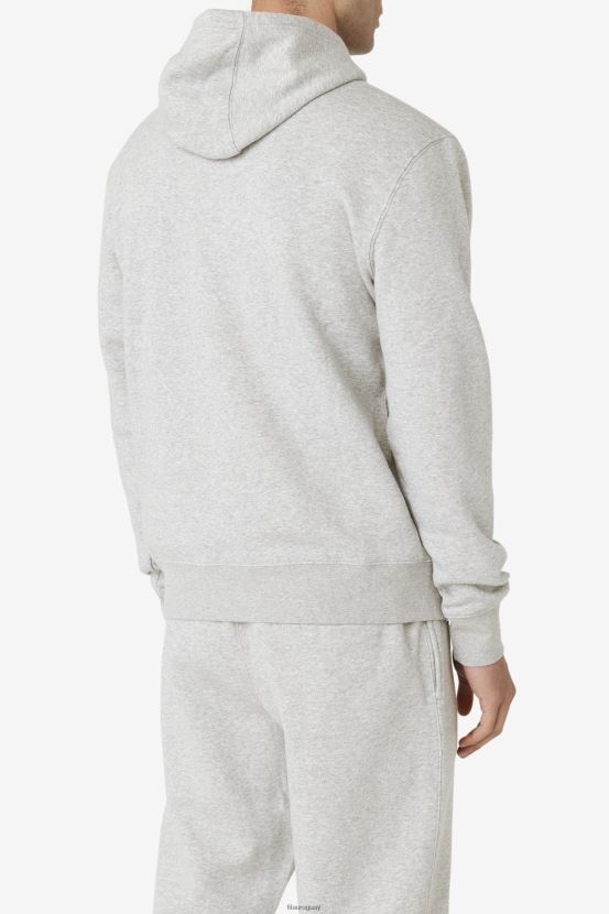 gris jaspeado/blanco FILA fila gris jaspeado/blanco algot sudadera con capucha 6L8PR2436