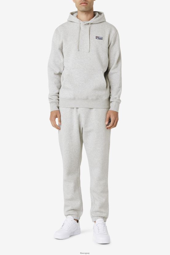 gris jaspeado/blanco FILA fila gris jaspeado/blanco algot sudadera con capucha 6L8PR2436