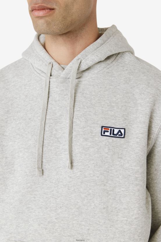 gris jaspeado/blanco FILA fila gris jaspeado/blanco algot sudadera con capucha 6L8PR2436