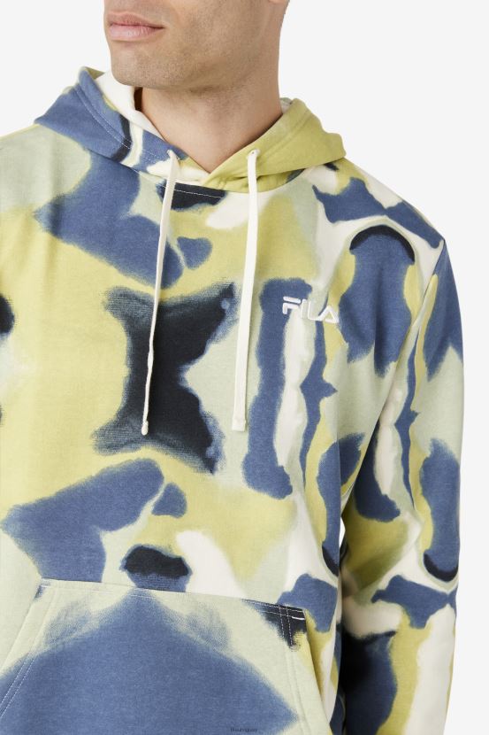 impresión de pincelada FILA sudadera fila tadi con estampado de pinceladas 6L8PR2460