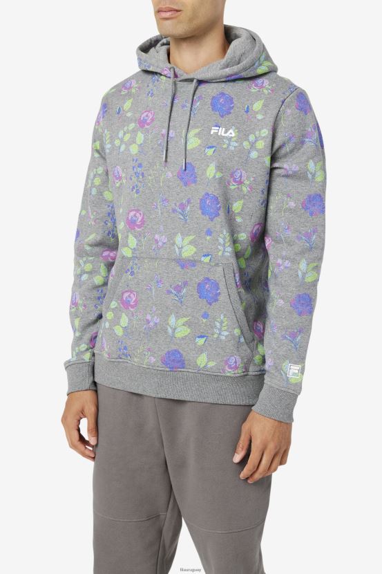 jaspeado/estampado floral FILA sudadera con capucha ashokane fila brezo/estampado floral 6L8PR2548