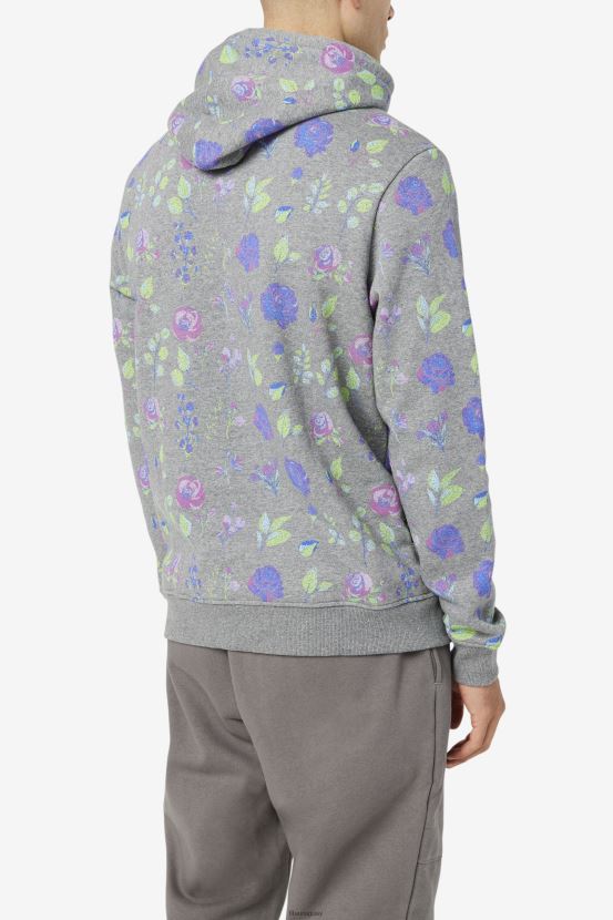 jaspeado/estampado floral FILA sudadera con capucha ashokane fila brezo/estampado floral 6L8PR2548