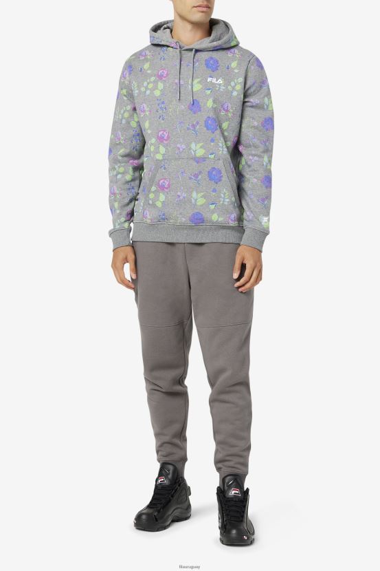 jaspeado/estampado floral FILA sudadera con capucha ashokane fila brezo/estampado floral 6L8PR2548