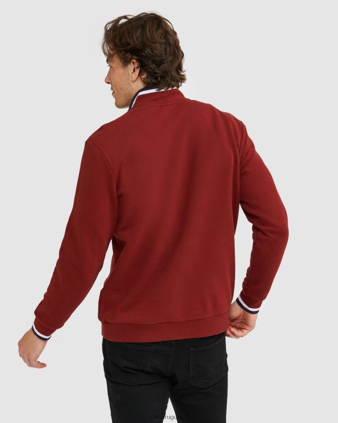 ladrillo FILA insignia de hombre qtr zip fila brick 6L8PR22642