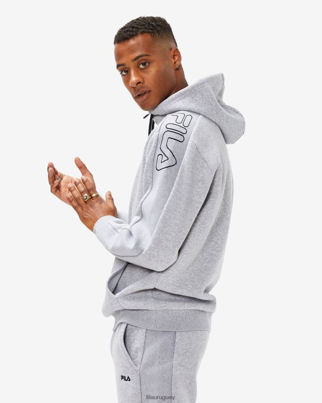 marga gris FILA fila gris marle hombre jay qtr zip 6L8PR22614
