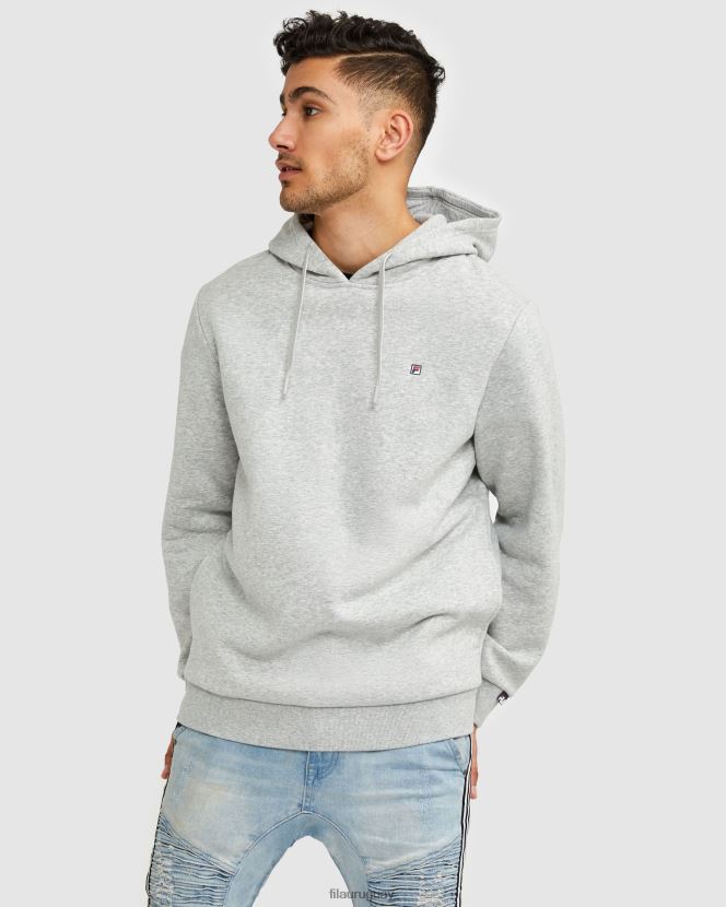 marga plateada FILA sudadera fila silver marle unisex badge 2.0 6L8PR22626
