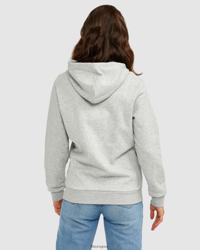 marga plateada FILA sudadera fila silver marle unisex badge 2.0 6L8PR22626