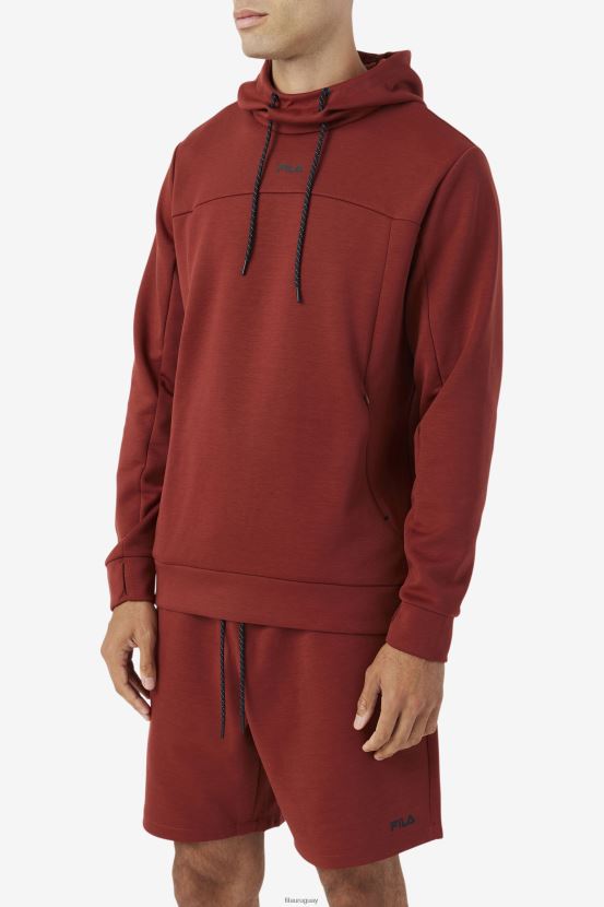 marrón rojizo/negro FILA fila aadheen sudadera con capucha marrón rojizo/negro 6L8PR2463