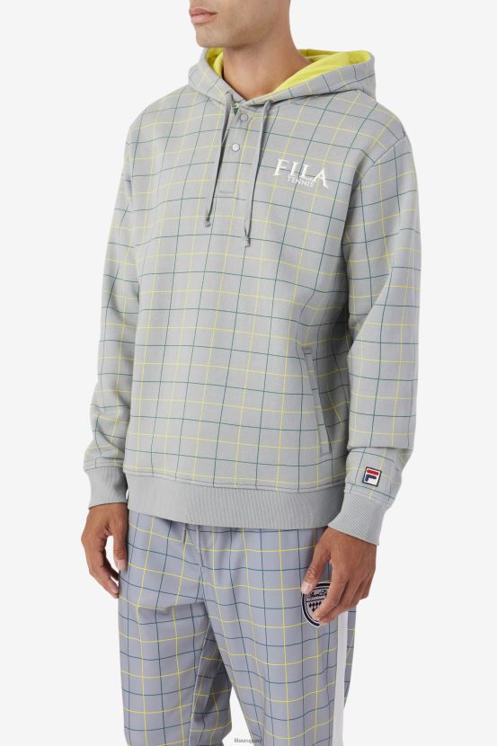 monumento/amarillo/insecto de junio FILA sudadera con capucha rish fila monument/amarillo/june bug 6L8PR2524