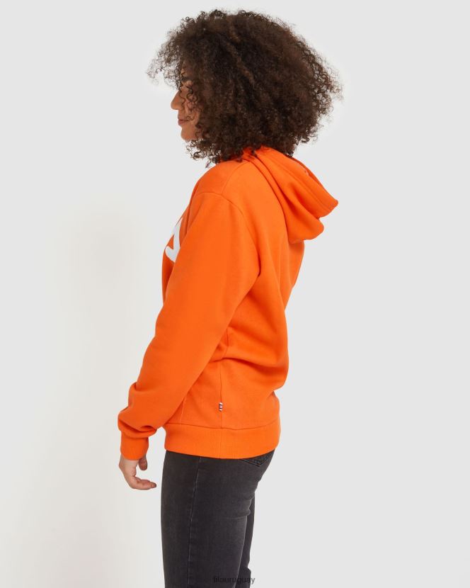 naranja roja FILA capucha unisex clásica fila rojo naranja 6L8PR22492