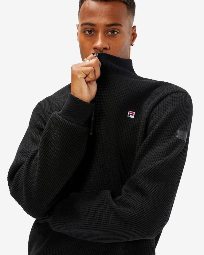 negro FILA insignia de hombre negra 2.0 qtr zip fila 6L8PR22604