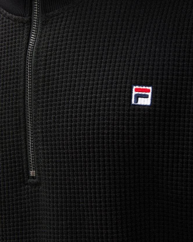 negro FILA insignia de hombre negra 2.0 qtr zip fila 6L8PR22604