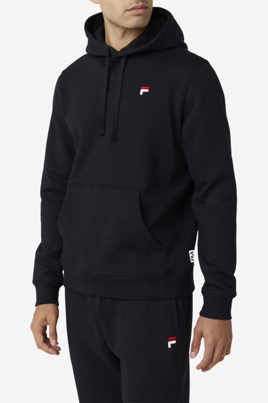 negro FILA sudadera fila godfrey negra 6L8PR2448
