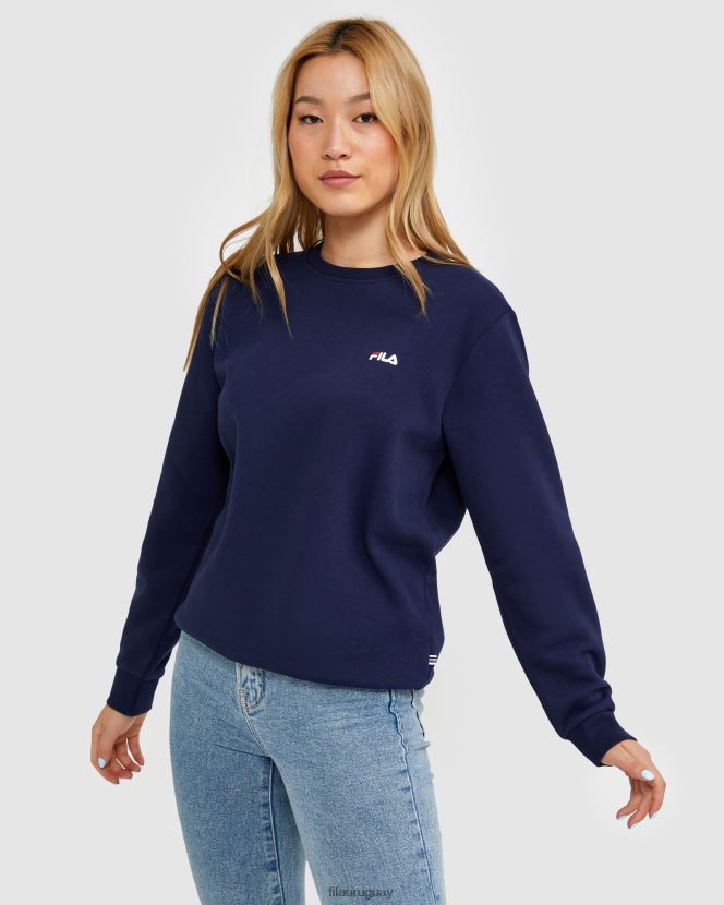nueva marina FILA fila classic unisex crew 2 azul marino 6L8PR22468