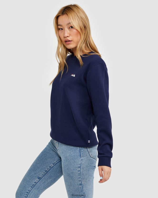 nueva marina FILA fila classic unisex crew 2 azul marino 6L8PR22468
