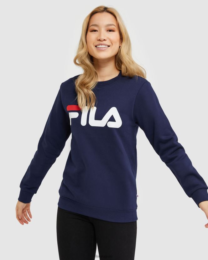 nueva marina FILA fila classic unisex crew nuevo azul marino 6L8PR22491