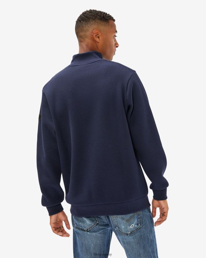 nueva marina FILA insignia de hombre 2.0 qtr zip nueva azul marino fila 6L8PR22633