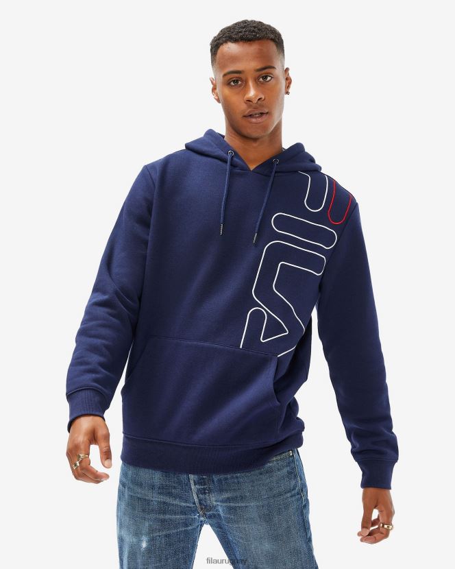 nueva marina FILA nueva sudadera fila brando azul marino para hombre 6L8PR22598