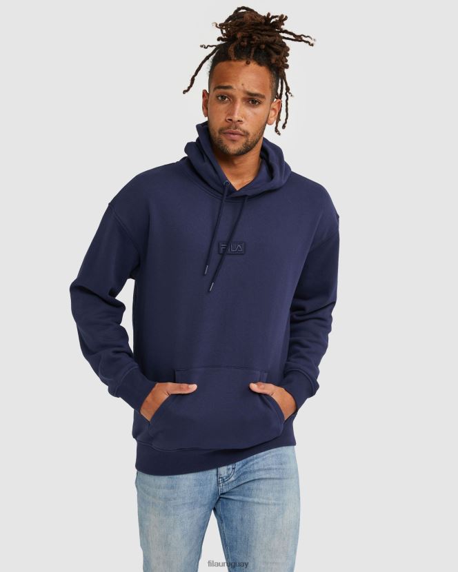 nueva marina FILA sudadera con capucha unisex urban classics 2.zero nueva azul marino fila 6L8PR22639