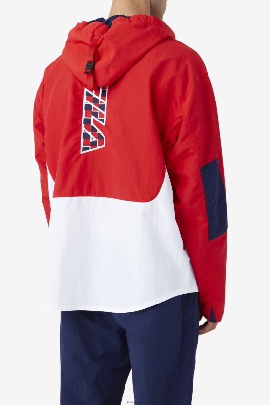 rojo FILA anorak fila bevans park rojo 6L8PR2881