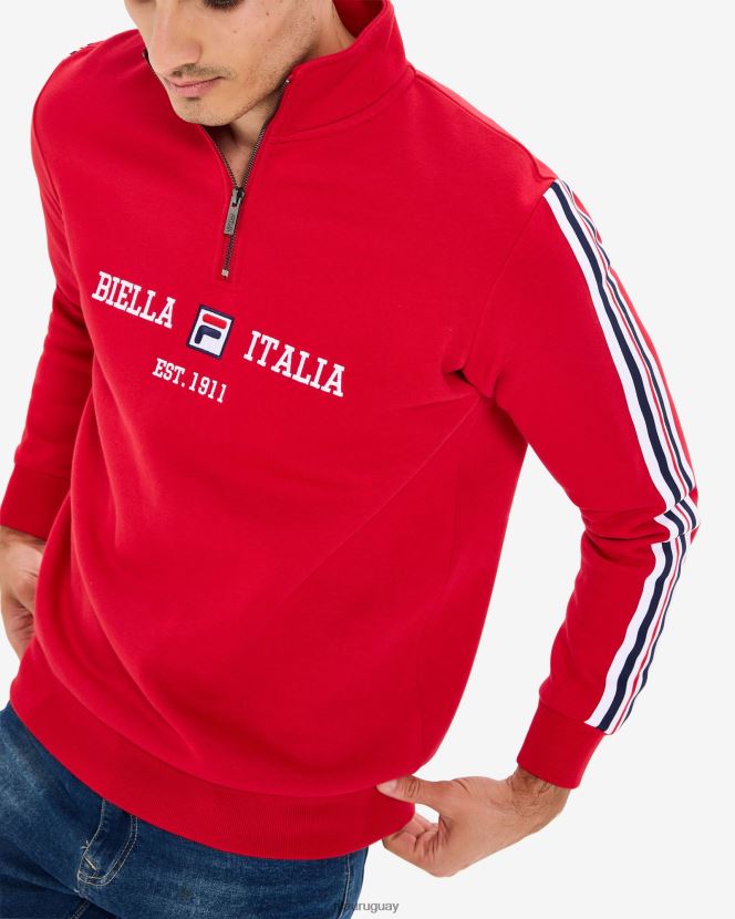 rojo FILA fila aemero qtr zip hombre rojo 6L8PR22623