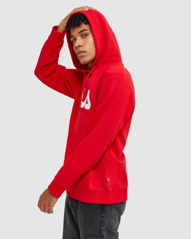 rojo FILA sudadera fila roja clasica unisex 6L8PR22458