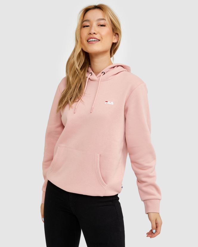 rosa suave FILA capucha clásica unisex 2 fila mellow rose 6L8PR22462