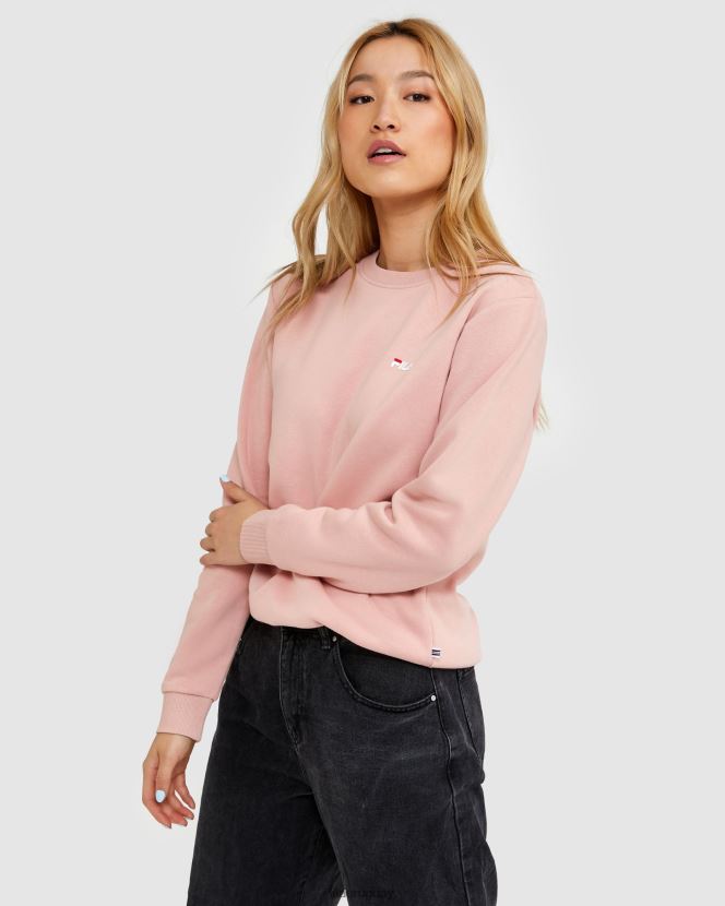 rosa suave FILA fila classic unisex crew 2 rosa suave 6L8PR22497