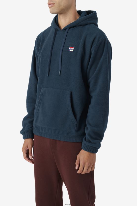 verde azulado FILA sudadera con capucha finn polar fila verde azulado 6L8PR2506